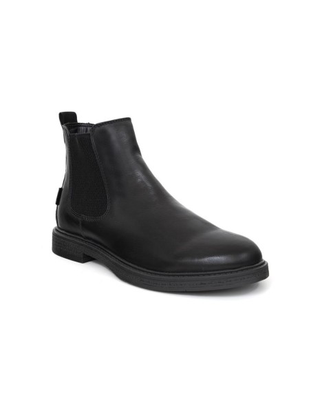 bottines chelsea de peau le noir GERA-NEGRO
