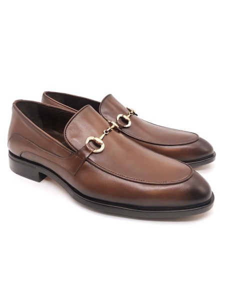Light Brown leather moccasin