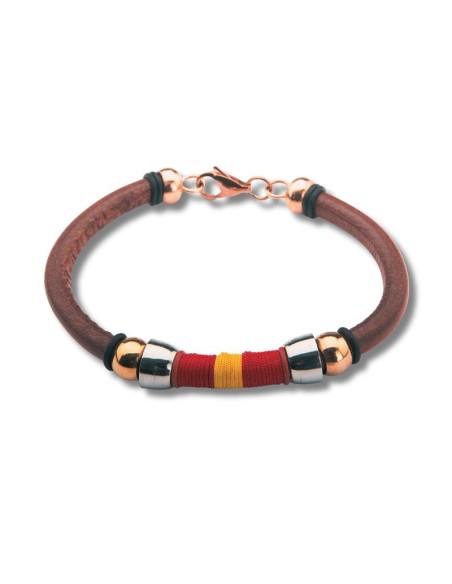 Light Brown of leather Bracelet