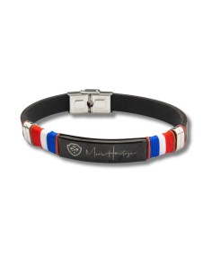 Bracelet en caoutchouc le noir JWM-BRMHFR-BLACK 2