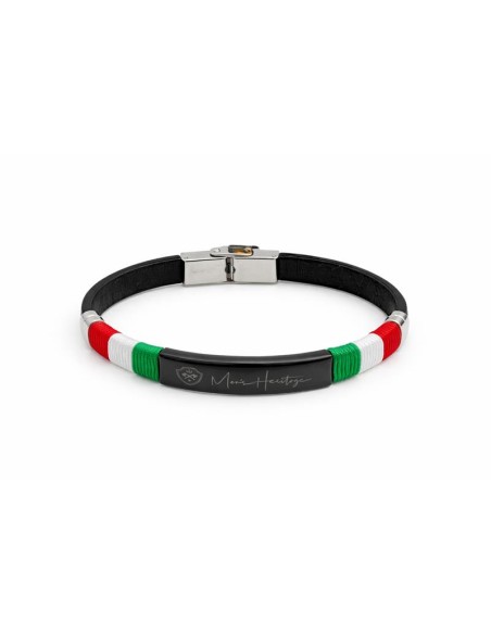 Bracelet en caoutchouc le noir JWM-BRMHIT-BLACK