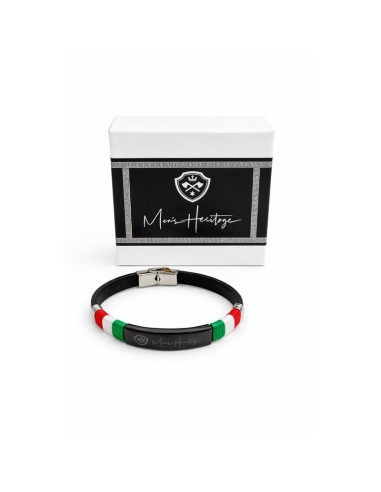 Bracelet en caoutchouc le noir JWM-BRMHIT-BLACK