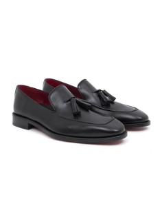 Mocassin de peau le noir LUBOR-NEGRO 2