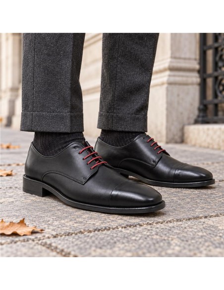 Derby de peau le noir LUKILE-NEGRO
