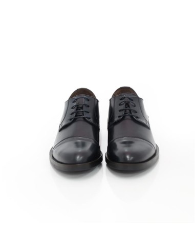 Derby de peau bleu MANIR-NAVY