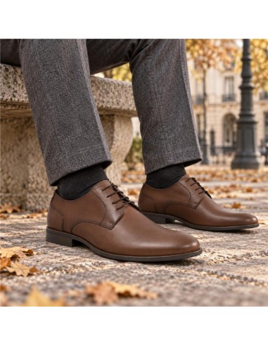 Derby de peau cuir MILALSA-CUERO