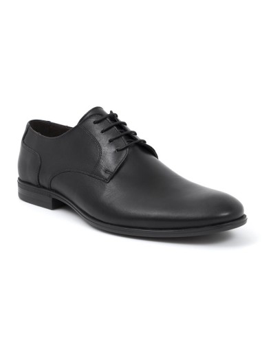 Derby de piel liso color negro