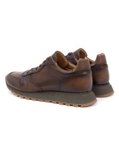 Light Brown leather sport shoe