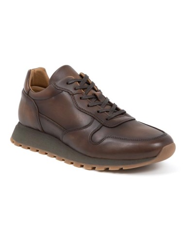 Light Brown leather sport shoe