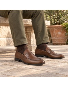 Mocassin de peau cuir MILUDEN-CUERO
