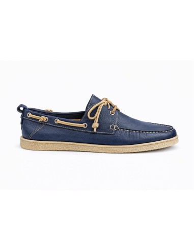 Nautique nubuck bleu NAMELA-MARINO