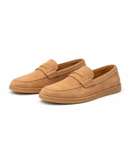 Mocassin suède beige NASURI-ARENA