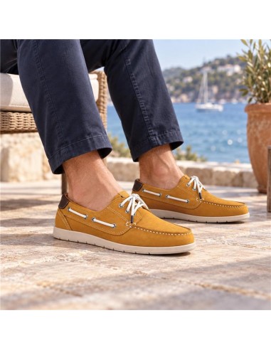Nautique nubuck moutarde NATORI-MOSTAZA