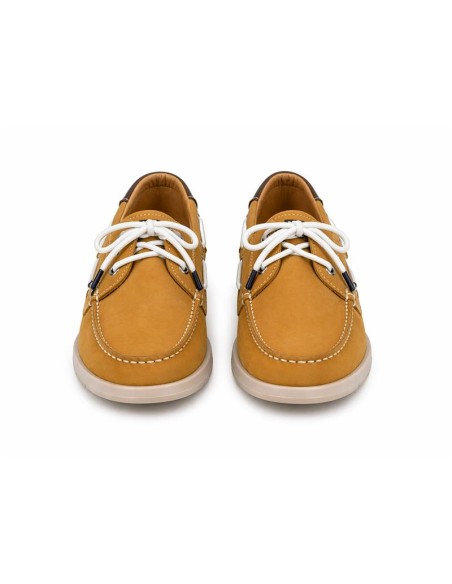 Nautique nubuck moutarde NATORI-MOSTAZA