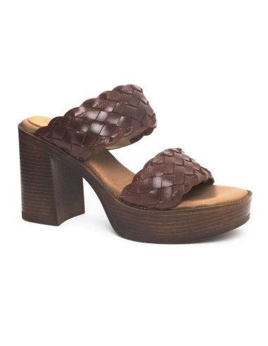 chaussures habillées femme de peau marron W-LARA-ARENA