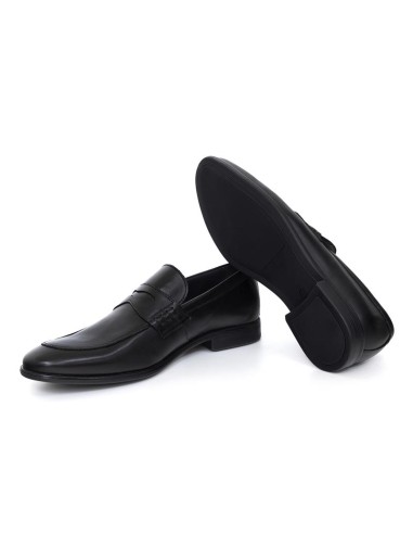 Mocassin de peau le noir NIRELA-NEGRO