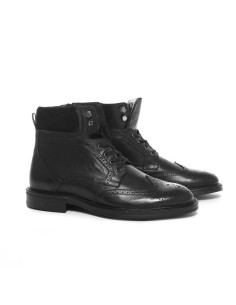 Bottine de peau le noir NISTAL-NEGRO 2