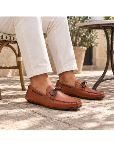 Mocassin de peau marron NOLAVI-CUERO