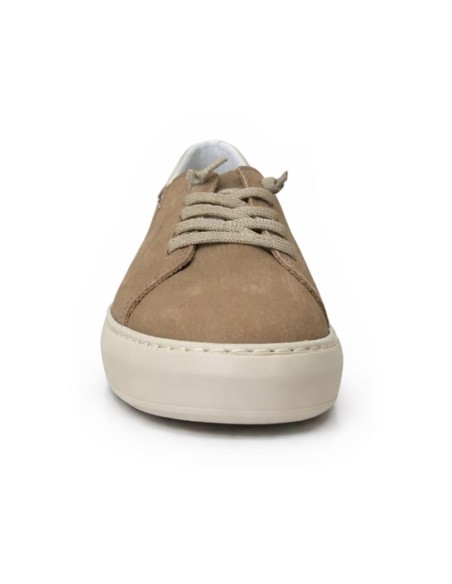 Beige nubuck sneakers