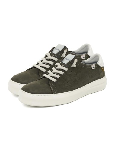 baskets nubuck vert NUCATI-GREEN
