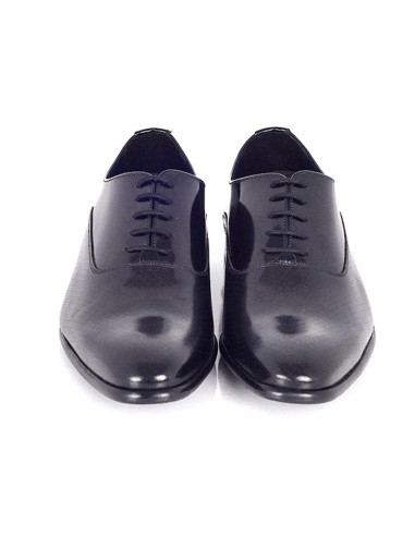 Derby de piel con plantilla extraible color negro