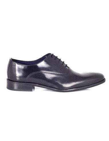 Derby de piel con plantilla extraible color negro