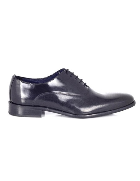 Derby de piel con plantilla extraible color negro