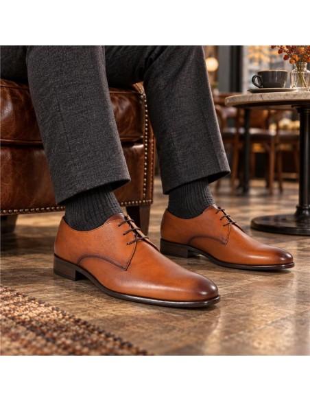 Derby de peau cuir PAGRO-CUERO