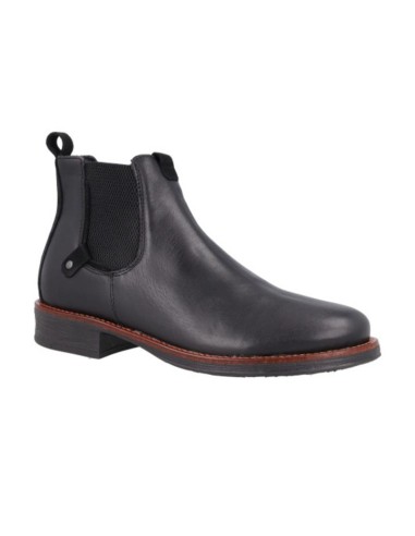 bottines chelsea de peau le noir PALIMENS-NEGRO
