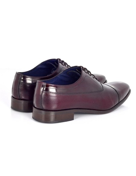 Oxford de peau Bordeaux PAMOR-BURDEOS