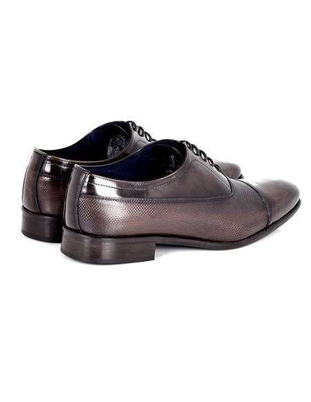 Brown leather Oxford