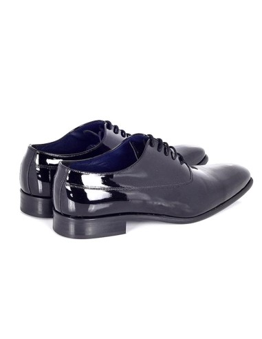 Oxford de charol con plantilla extraible color negro