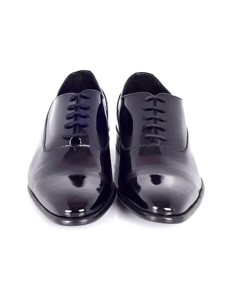 Oxford de charol con plantilla extraible color negro