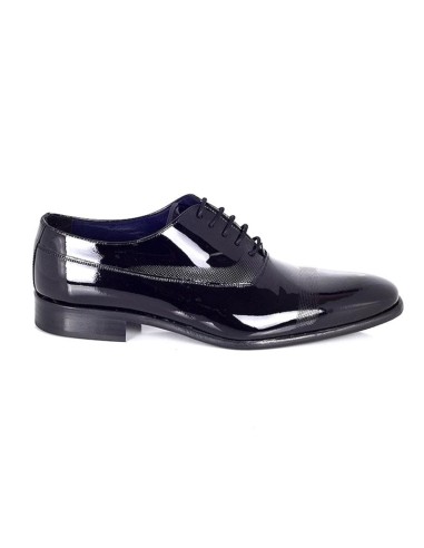 Black patent Oxford