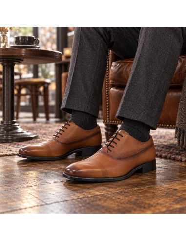 Oxford cuir verni cuir PANOLI-CUERO