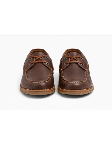 Light Brown leather boat shoe