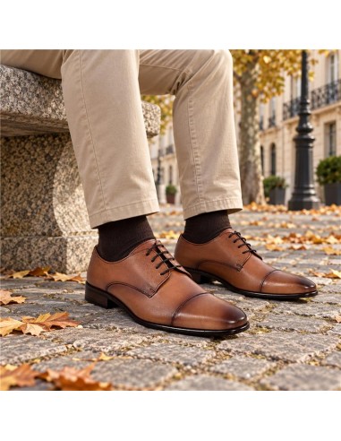 Derby de peau cuir PAREL-CUERO