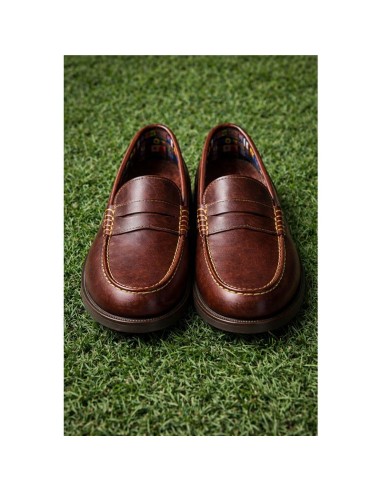 Light Brown leather boat shoe