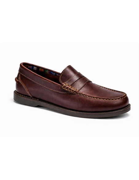 Light Brown leather boat shoe