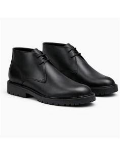 Bottine de peau le noir POCHUKA-BLACK 2