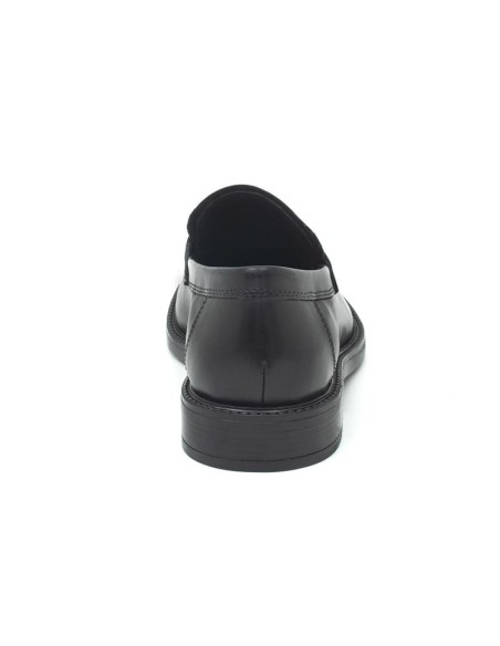 Mocassin de peau le noir PRASUR-BLACK
