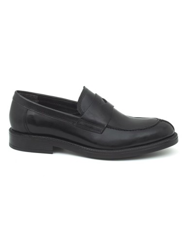 Mocassin de peau le noir PRASUR-BLACK