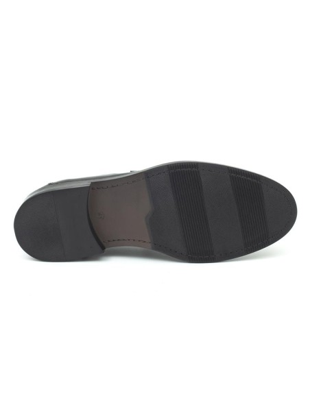 Mocassin de peau le noir PRASUR-BLACK