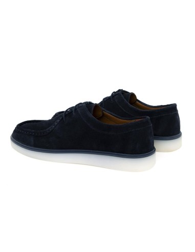 Mocassin suède bleu SAIRO-NAVY