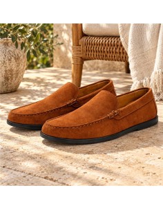 Mocassin suède cuir SAMELA-CUERO