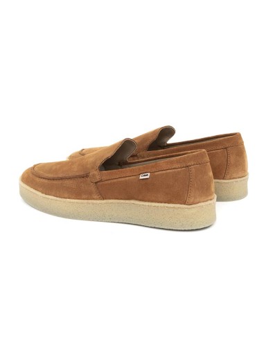 Camel suede moccasin