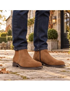 Light Brown suede boot