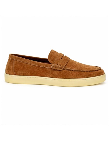 Light Brown suede moccasin