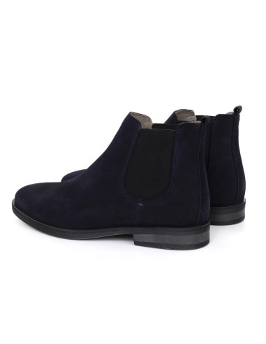 bottines chelsea suède bleu SEBRON-NAVY