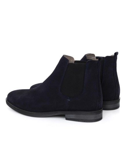 bottines chelsea suède bleu SEBRON-NAVY